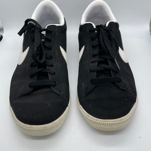 Nike Shoes Mens Classic Tennis Sneaker 312495-011 Black Leather Lace Up Size 9.5 - Picture 9 of 9